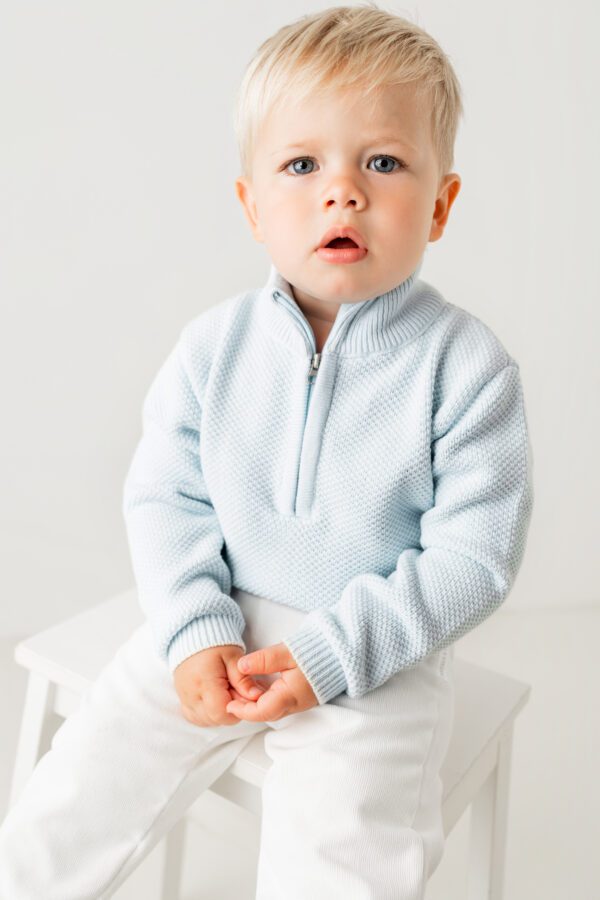 Pastels & Co Ellis Half Zip Knit 313J - Image 3