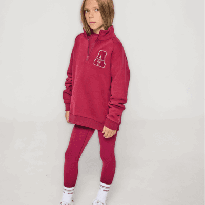 Ansandro Cherry Funnel Neck Sweatshirt