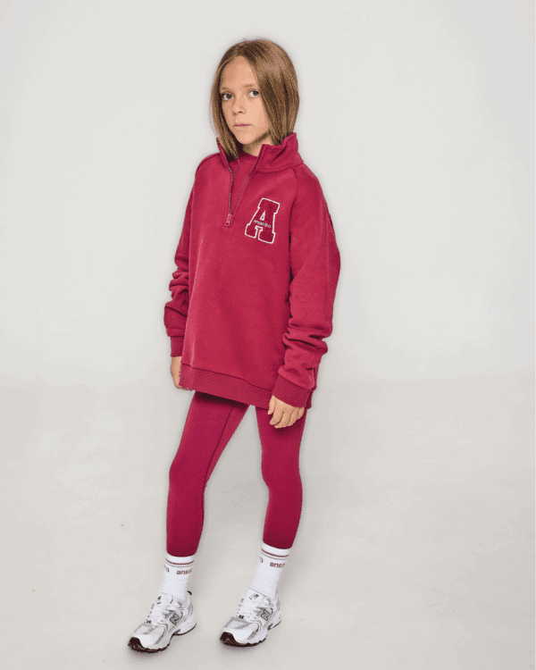 Ansandro Cherry Funnel Neck Sweatshirt
