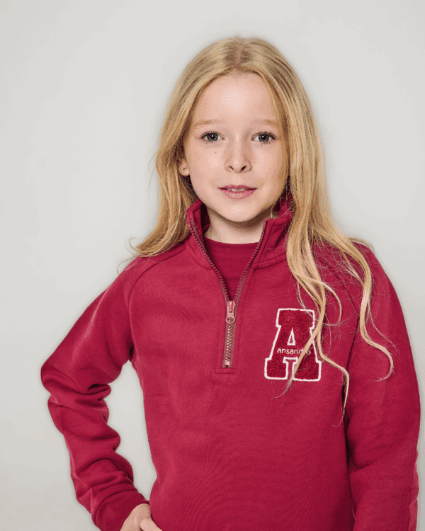 Ansandro Cherry Funnel Neck Sweatshirt - Image 3