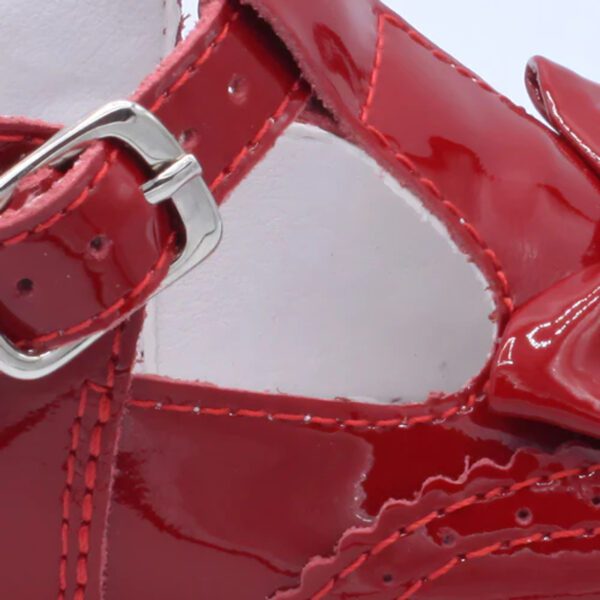 Borboleta Lidia Red Patent Shoes - Image 3