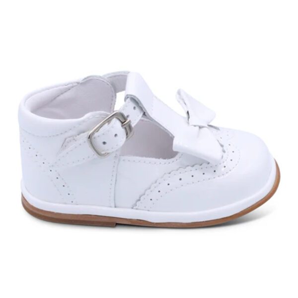 Borboleta Lidia White Patent Shoe - Image 2