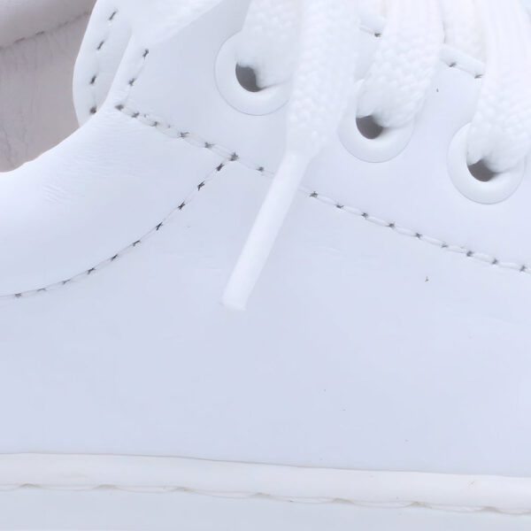 Borboleta Santiago White Leather Shoes - Image 3