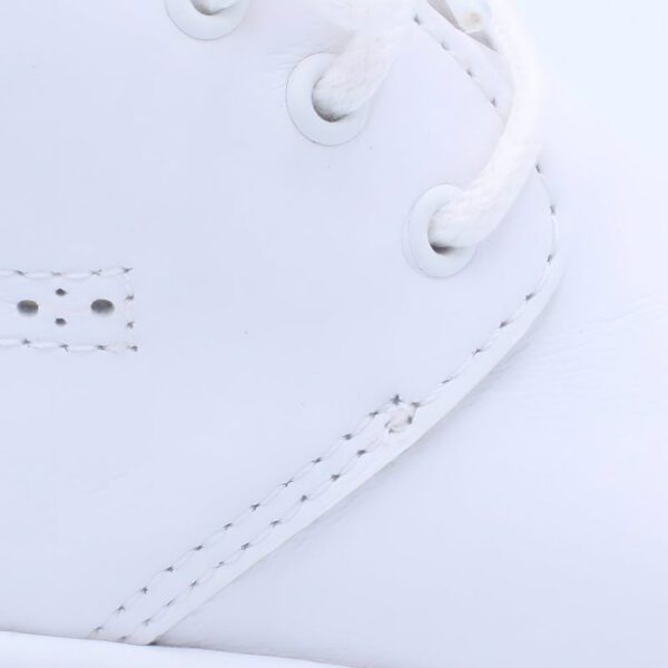 Borboleta Zachary White Leather Boots - Image 3