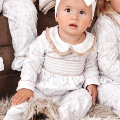 Little Ann's Beige Toile All in One