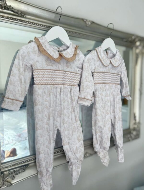 Little Ann's Beige Toile All in One - Image 2