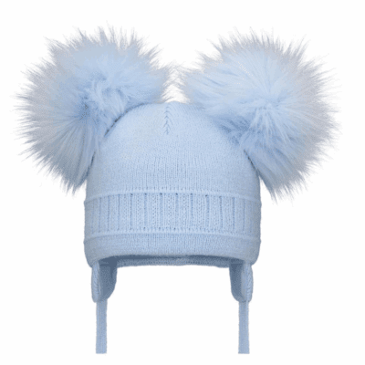 Pom Pom Envy Double Cable Blue