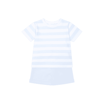 Pastels & Co Bennett Blue Shorts Set 801A