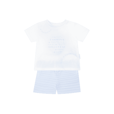 Pastels & Co Blake Blue Shorts Set 801B