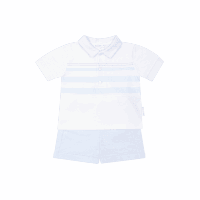 Pastels & Co Bryce Blue Shorts Set 801D