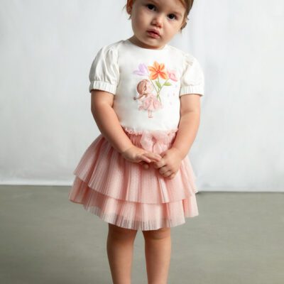 Mayoral Toddler Blossom Skirt Set 1078/1902