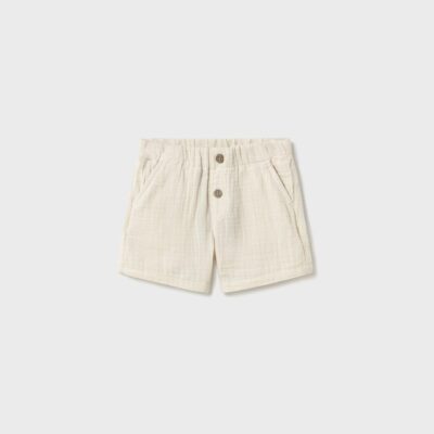 Mayoral Toddler Cream Shorts 1113