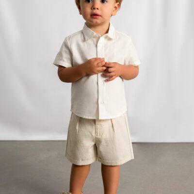 Mayoral Toddler Beige Shorts Set 1225