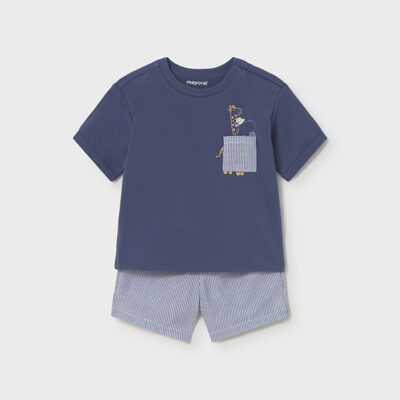 Mayoral Toddler Blue Shorts Set 1228