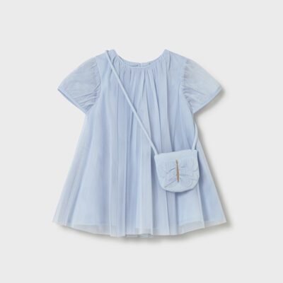 Mayoral Toddler Blue Dress 1917