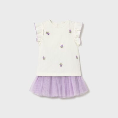 Mayoral Toddler Lilac Skirt Set 1933