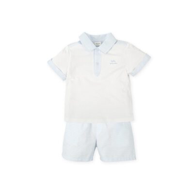 Tutto Piccolo Blue Shorts Set 2701