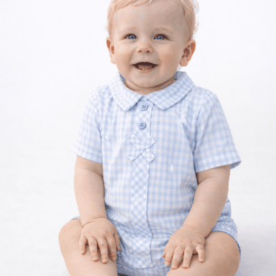 Pastels & Co Ronald Blue Romper 807C