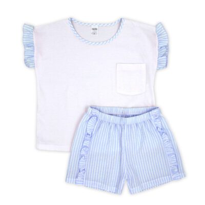 Rapife Blue Shorts Set 4151