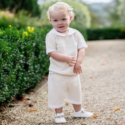 Emile et Rose Laura Beige Shorts Set 5402