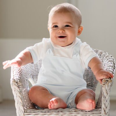 Emile et Rose Lucas Blue Romper 7353