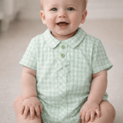 Pastels & Co Ronald Mint Romper 807C