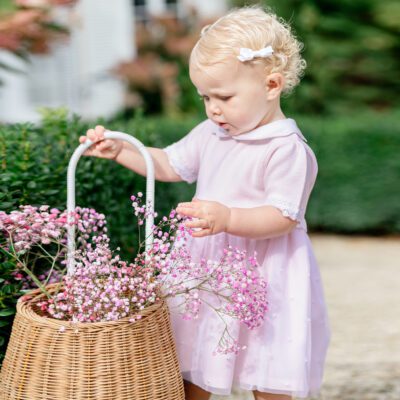 Emile et Rose Lauren Pink Dress 8479