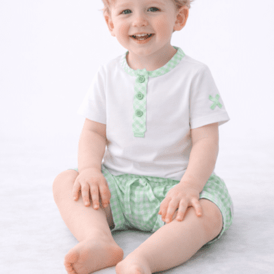 Pastels & Co Reggie Mint Shorts Set 307G