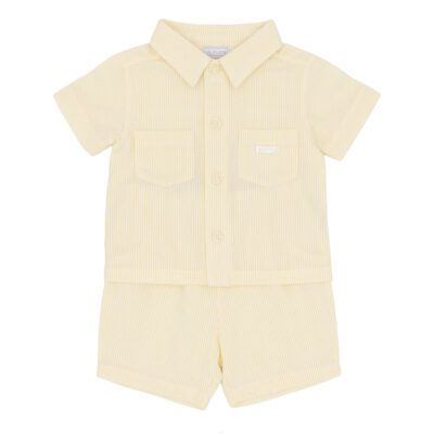 Amore Lemon Stripe Short Set 0064