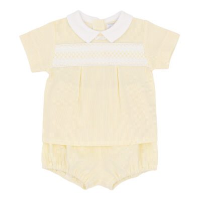 Amore Lemon Stripe Jam Pant Set 0065