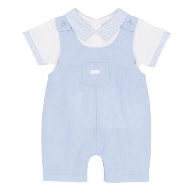 Amore Classic Check Dungaree Set 0087