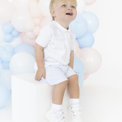 Blues Baby Marseille Smocked Set 3010