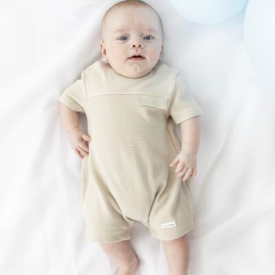 Blues Baby Dijon Beige Romper 3070