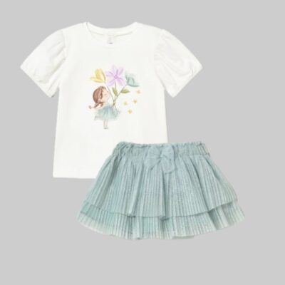 Mayoral Toddler Lake Skirt Set 1078/1902