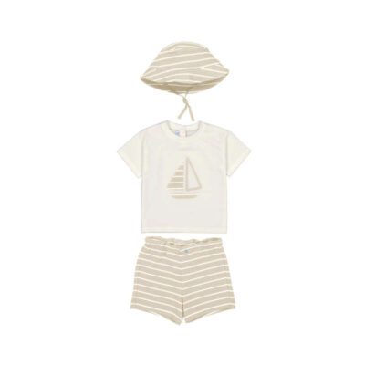 Mayoral Toddler Cream Shorts Set 1666