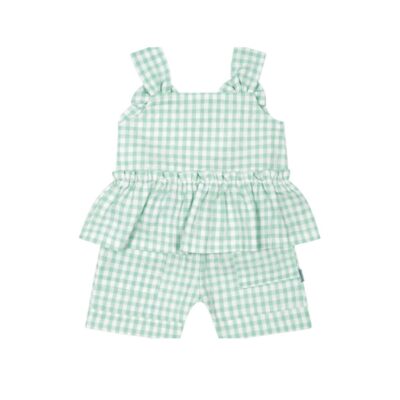 Pastels & Co Rowan Mint Shorts Set 804G