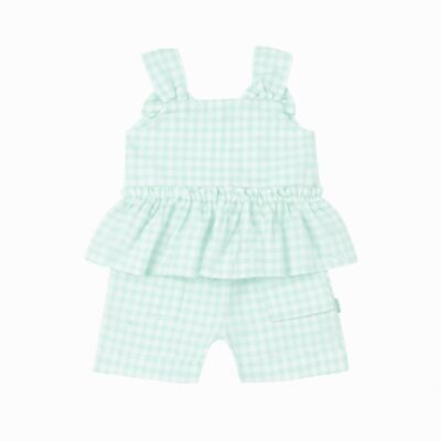 Pastels & Co Rowan Mint Shorts Set 804G