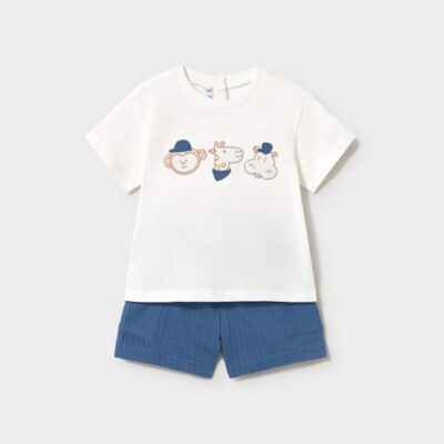 Mayoral Toddler Blue Shorts Set 1665
