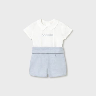 Mayoral Baby Blue Shorts Set 1268