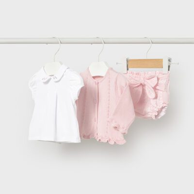 Mayoral Baby 3 Piece Bloomers Set 1287