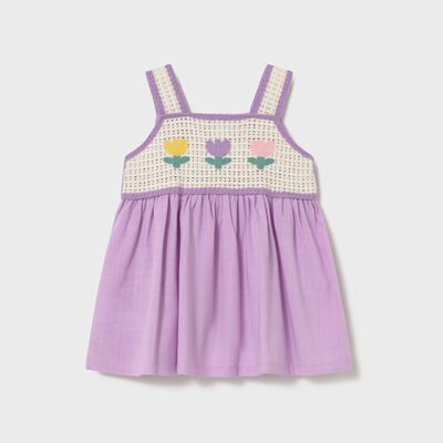 Mayoral Toddler Crochet Dress 1931