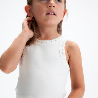 Mayoral Cream Tank Top 3021