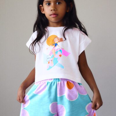 Mayoral Lilac Shorts Set 3234