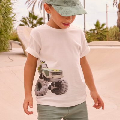 Mayoral Green Shorts Set 3605