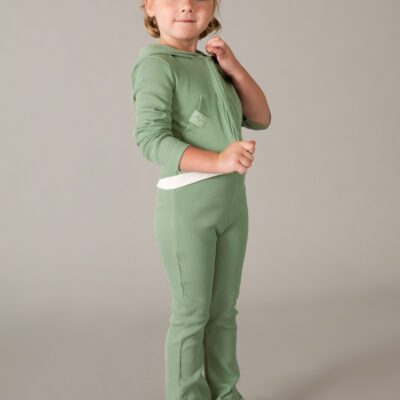 Mayoral Green Ribbed Tracksuit 3891