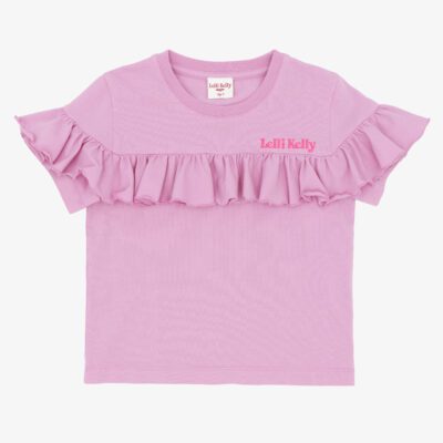 Lelli Kelly Ana Pink Ruffle T-Shirt LK0001