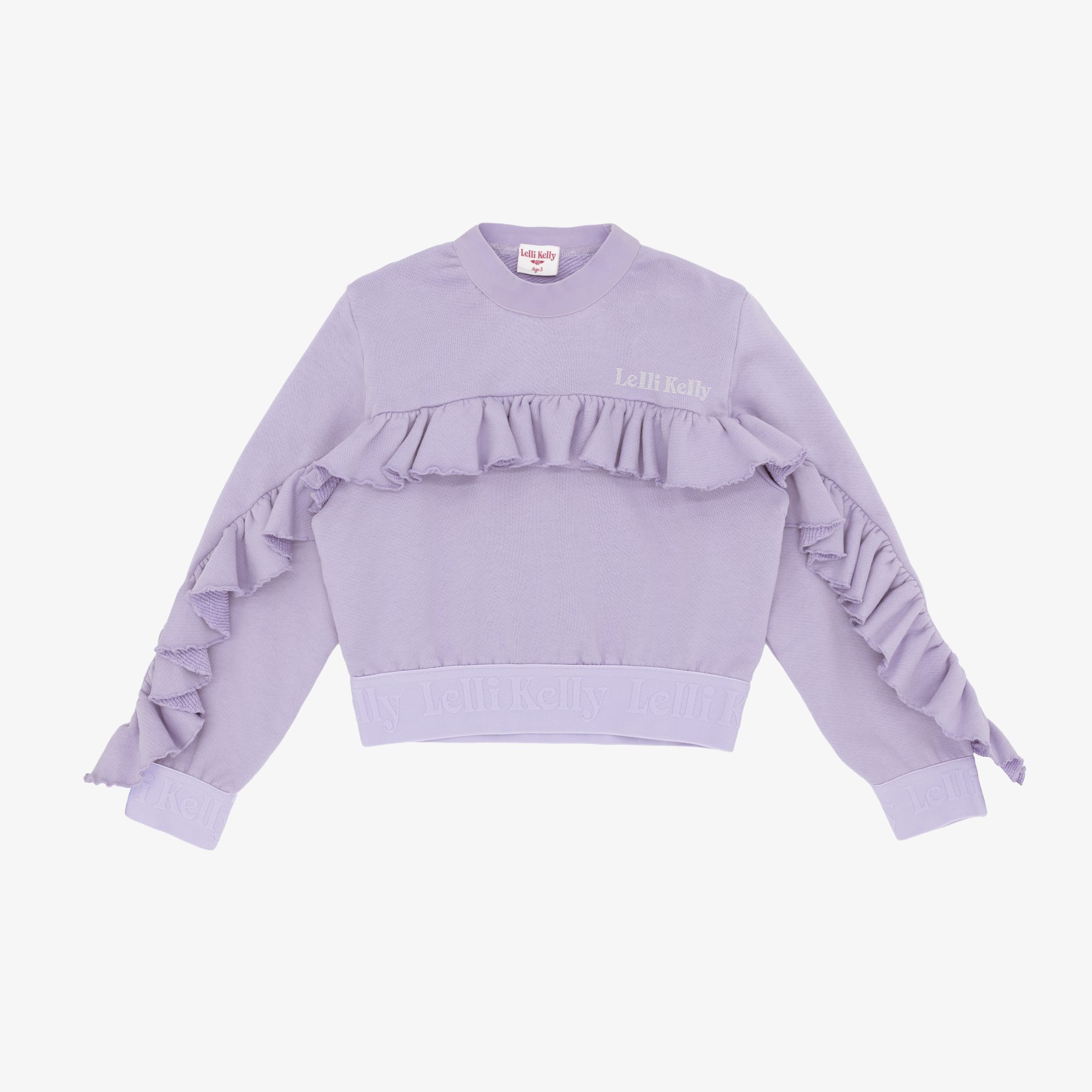 Lelli Kelly Abigail Lilac Cropped Sweatshirt LK0010