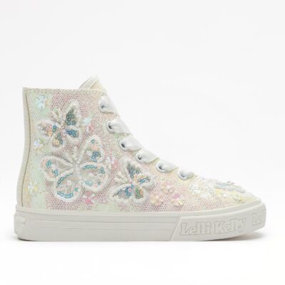 Lelli Kelly White Emerald High Top