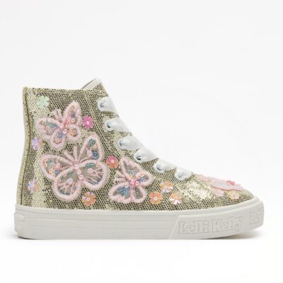 Lelli Kelly Gold Emerald High Top