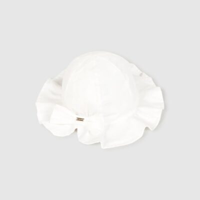 Mayoral Toddler White Hat 10145